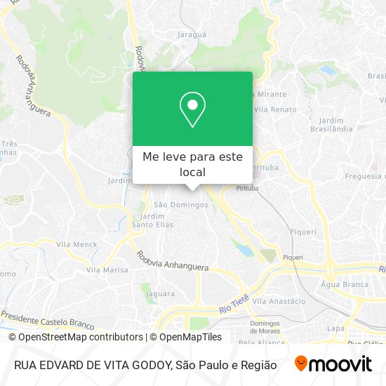 RUA EDVARD DE VITA GODOY mapa