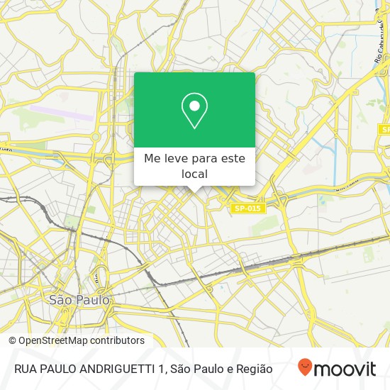 RUA PAULO ANDRIGUETTI 1 mapa