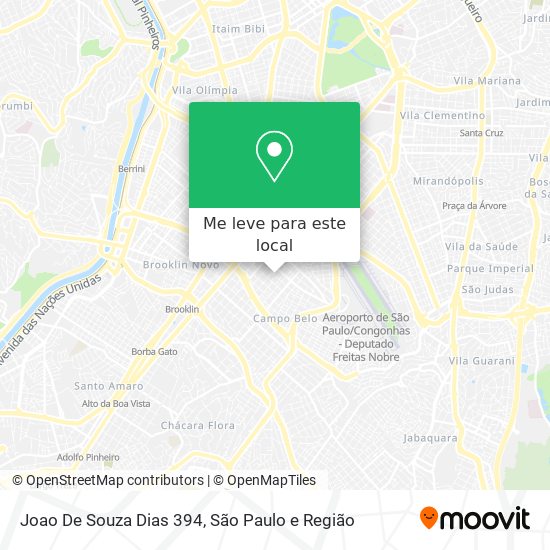 Joao De Souza Dias 394 mapa