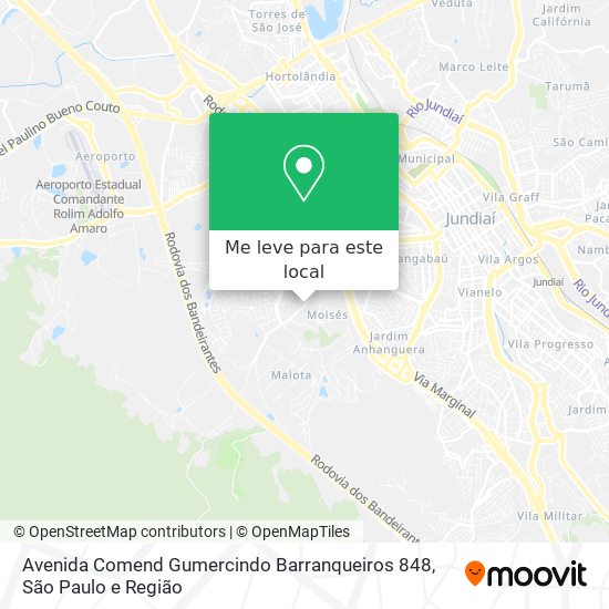 Avenida Comend  Gumercindo Barranqueiros 848 mapa