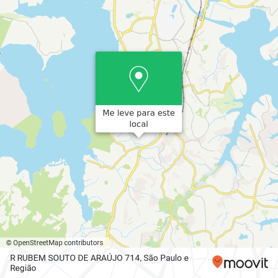 R RUBEM SOUTO DE ARAÚJO 714 mapa