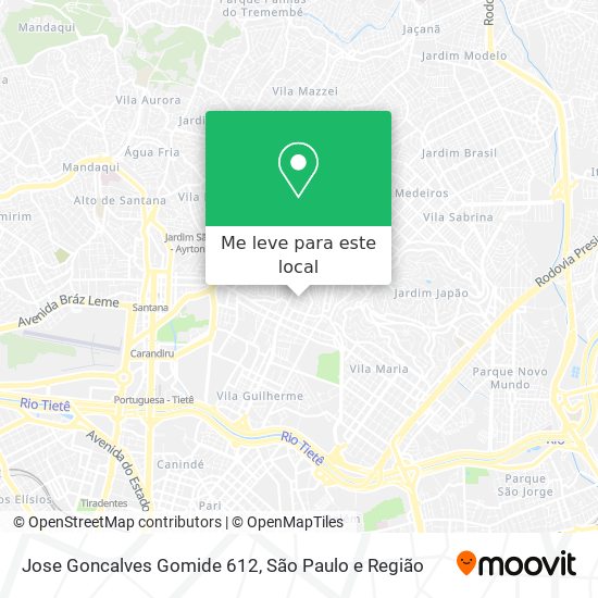 Jose Goncalves Gomide 612 mapa