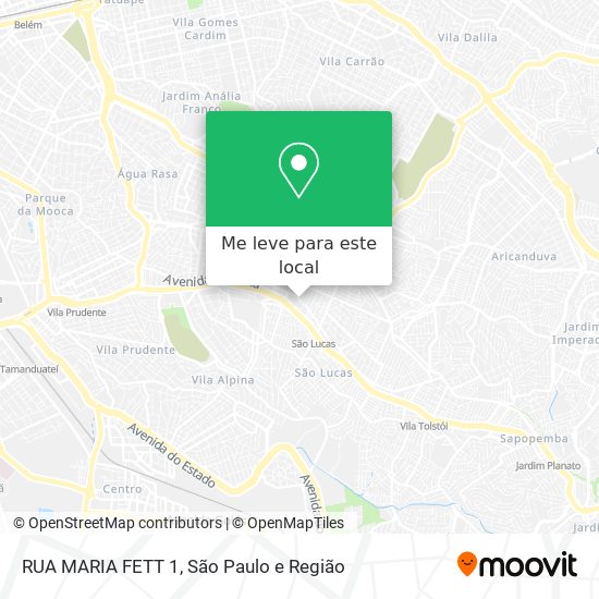 RUA MARIA FETT 1 mapa