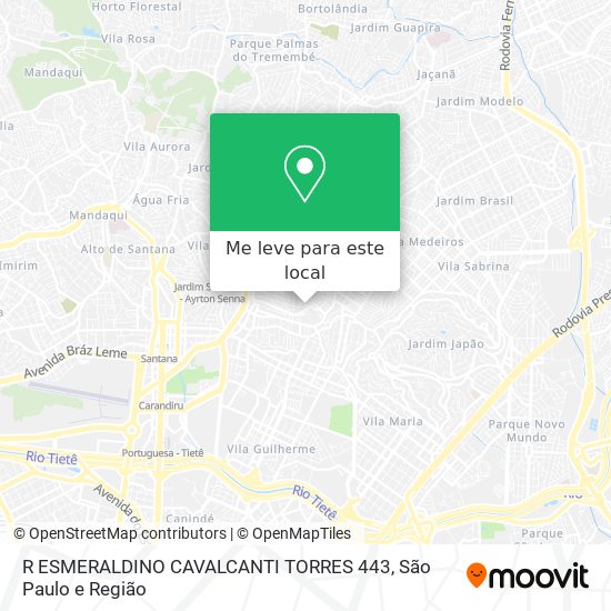 R ESMERALDINO CAVALCANTI TORRES 443 mapa