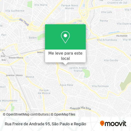 Rua Freire de Andrade 95 mapa