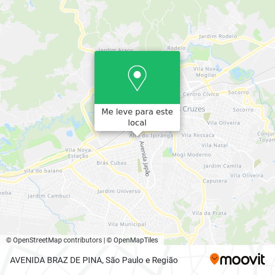 AVENIDA BRAZ DE PINA mapa