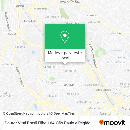 Doutor Vital Brasil Filho 164 mapa