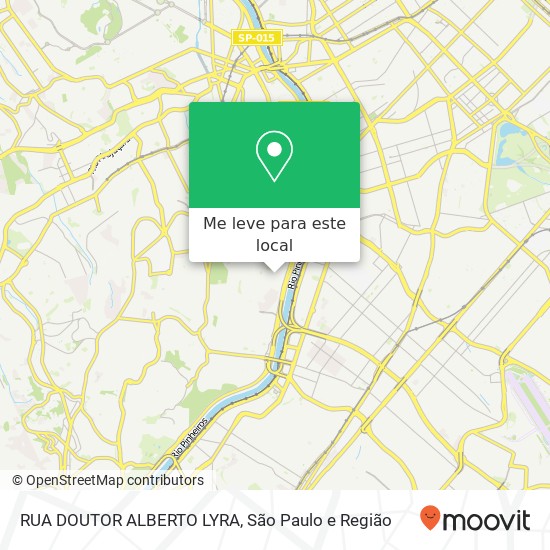 RUA DOUTOR ALBERTO LYRA mapa