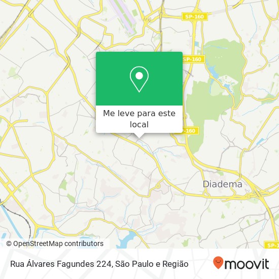 Rua Álvares Fagundes 224 mapa