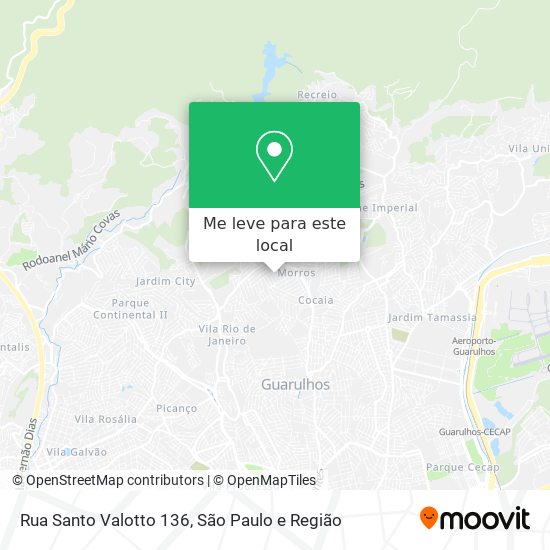 Rua Santo Valotto 136 mapa