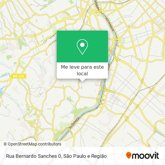 Rua Bernardo Sanches 0 mapa