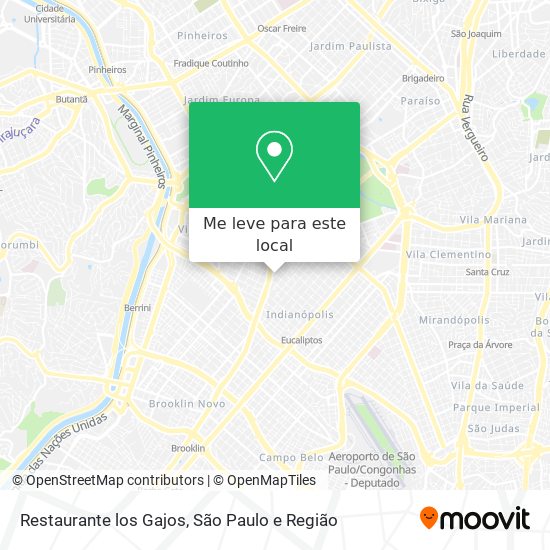 Restaurante los Gajos mapa