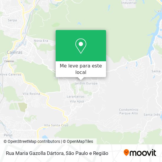 Rua Maria Gazolla Dártora mapa