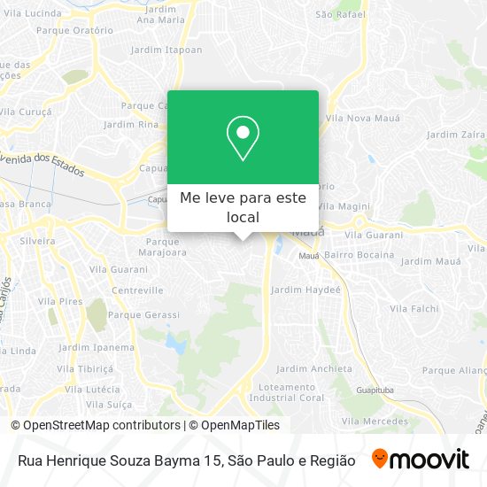 Rua Henrique Souza Bayma 15 mapa