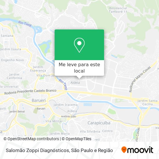 Salomão Zoppi Diagnósticos mapa