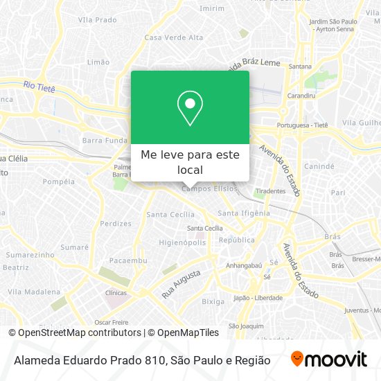 Alameda Eduardo Prado 810 mapa