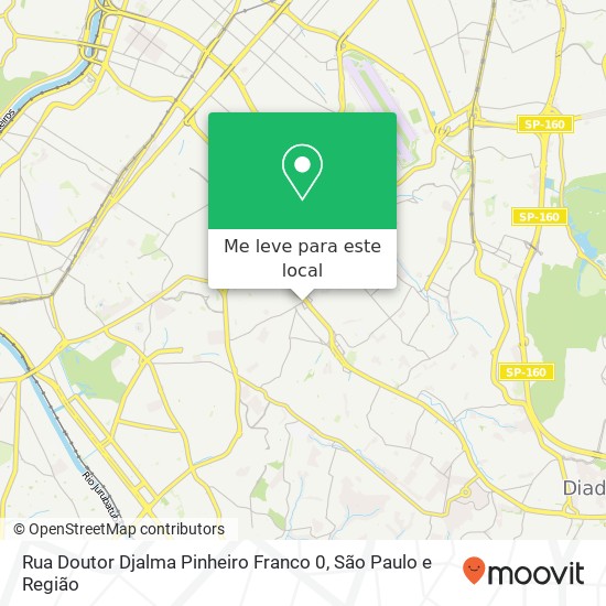 Rua Doutor Djalma Pinheiro Franco 0 mapa