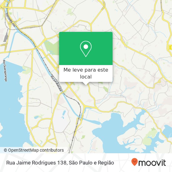 Rua Jaime Rodrigues 138 mapa