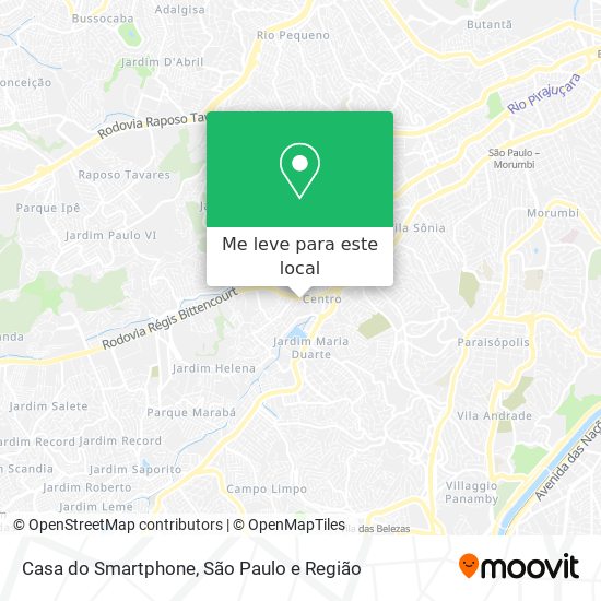 Casa do Smartphone mapa