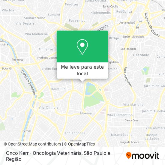 Onco Kerr - Oncologia Veterinária mapa