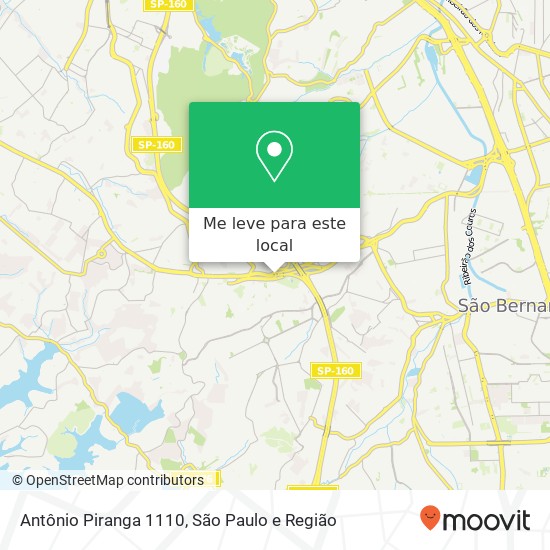 Antônio Piranga 1110 mapa