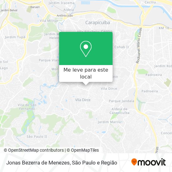 Jonas Bezerra de Menezes mapa