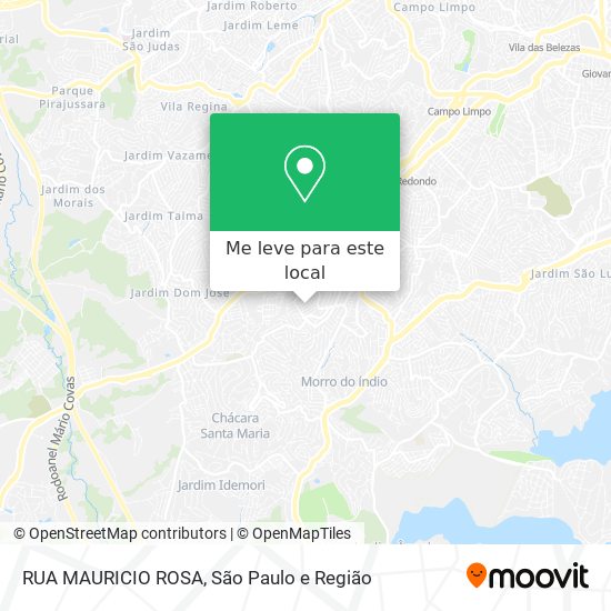 RUA MAURICIO ROSA mapa