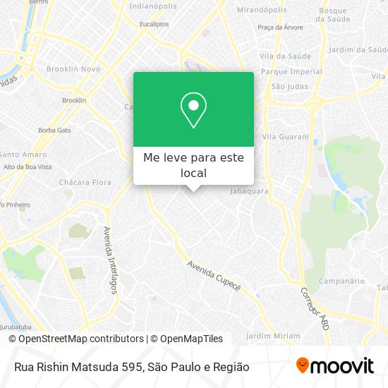 Rua Rishin Matsuda 595 mapa