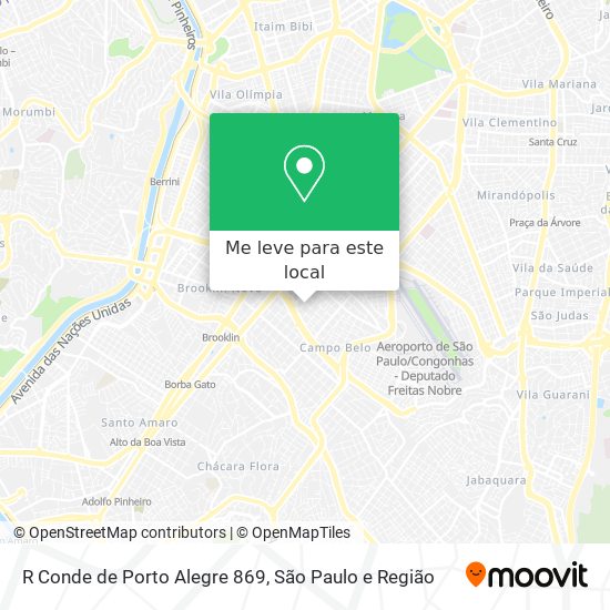R Conde de Porto Alegre 869 mapa