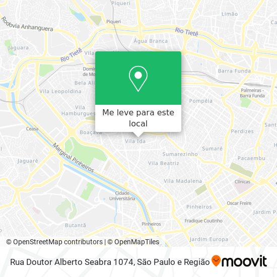 Rua Doutor Alberto Seabra 1074 mapa