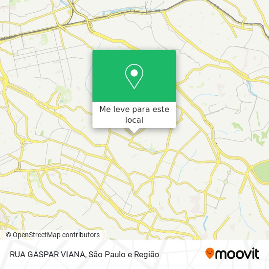 RUA GASPAR VIANA mapa