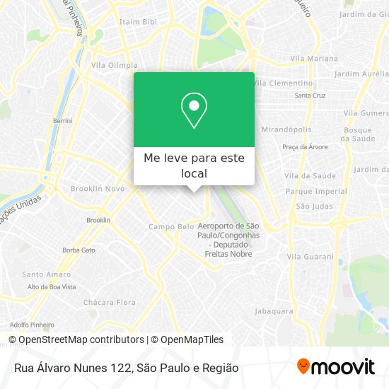 Rua Álvaro Nunes 122 mapa