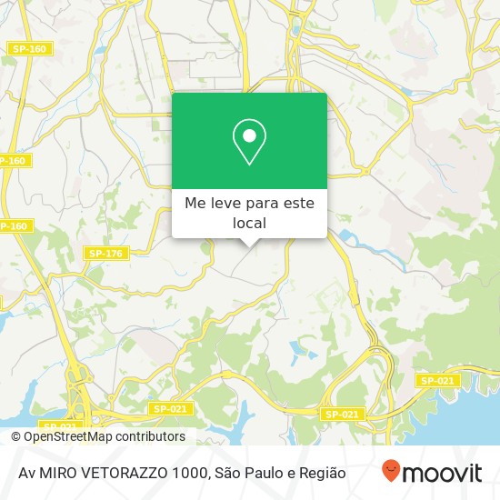 Av MIRO VETORAZZO 1000 mapa