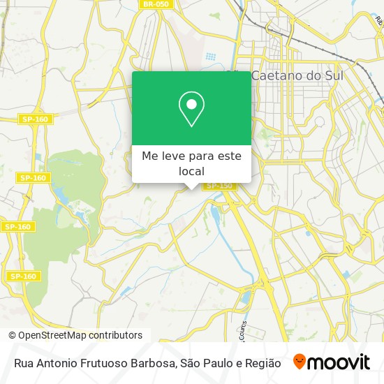 Rua Antonio Frutuoso Barbosa mapa