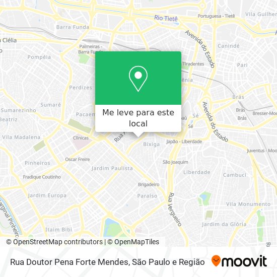 Rua Doutor Pena Forte Mendes mapa