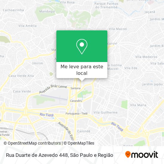 Rua Duarte de Azevedo 448 mapa