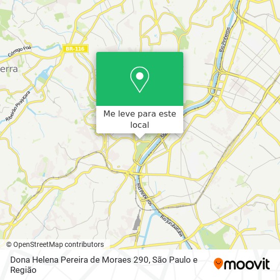 Dona Helena Pereira de Moraes 290 mapa