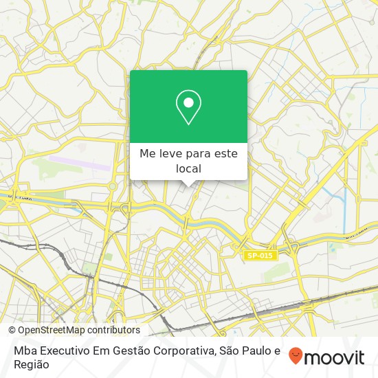 Mba Executivo Em Gestão Corporativa mapa