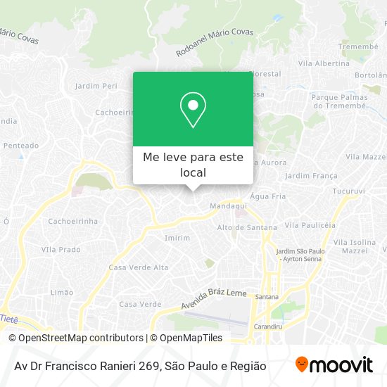 Av  Dr Francisco Ranieri 269 mapa