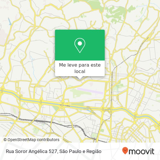 Rua Soror Angélica 527 mapa