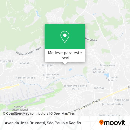 Avenida Jose Brumatti mapa