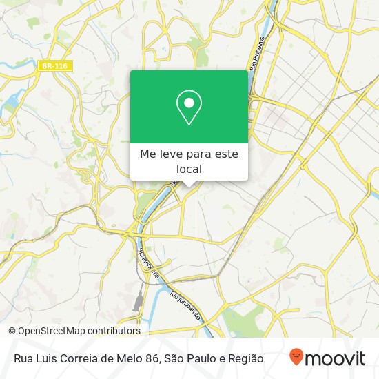 Rua Luis Correia de Melo  86 mapa