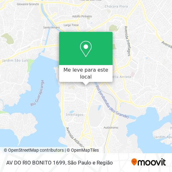 AV DO RIO BONITO 1699 mapa