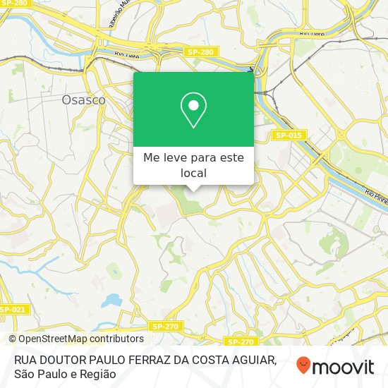 RUA DOUTOR PAULO FERRAZ DA COSTA AGUIAR mapa