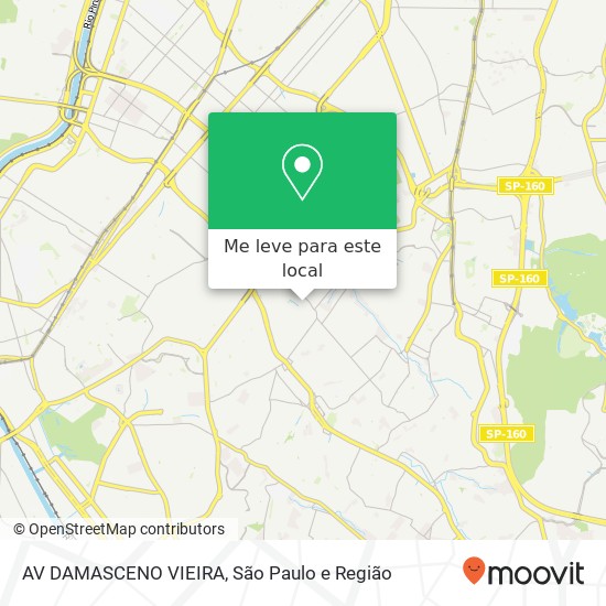 AV  DAMASCENO VIEIRA mapa