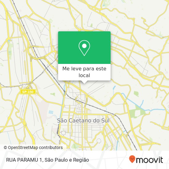 RUA PARAMU 1 mapa