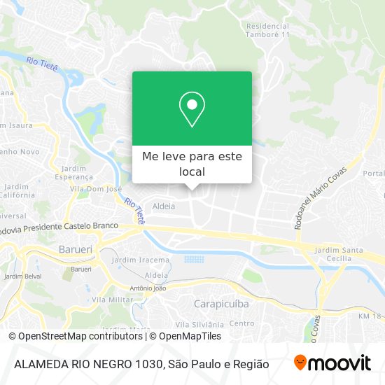 ALAMEDA RIO NEGRO 1030 mapa