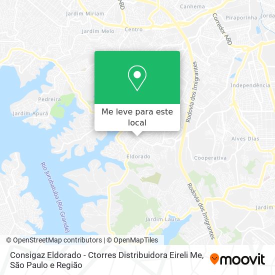 Consigaz Eldorado - Ctorres Distribuidora Eireli Me mapa