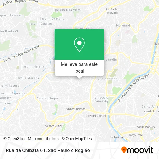 Rua da Chibata 61 mapa