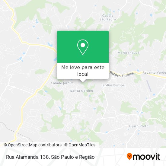 Rua Alamanda 138 mapa